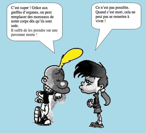 Titeuf et Nadia ne sont pas d'accord. Qui a raison ? Titeuf et Nadia ne sont pas d'accord. Qui a raison ?